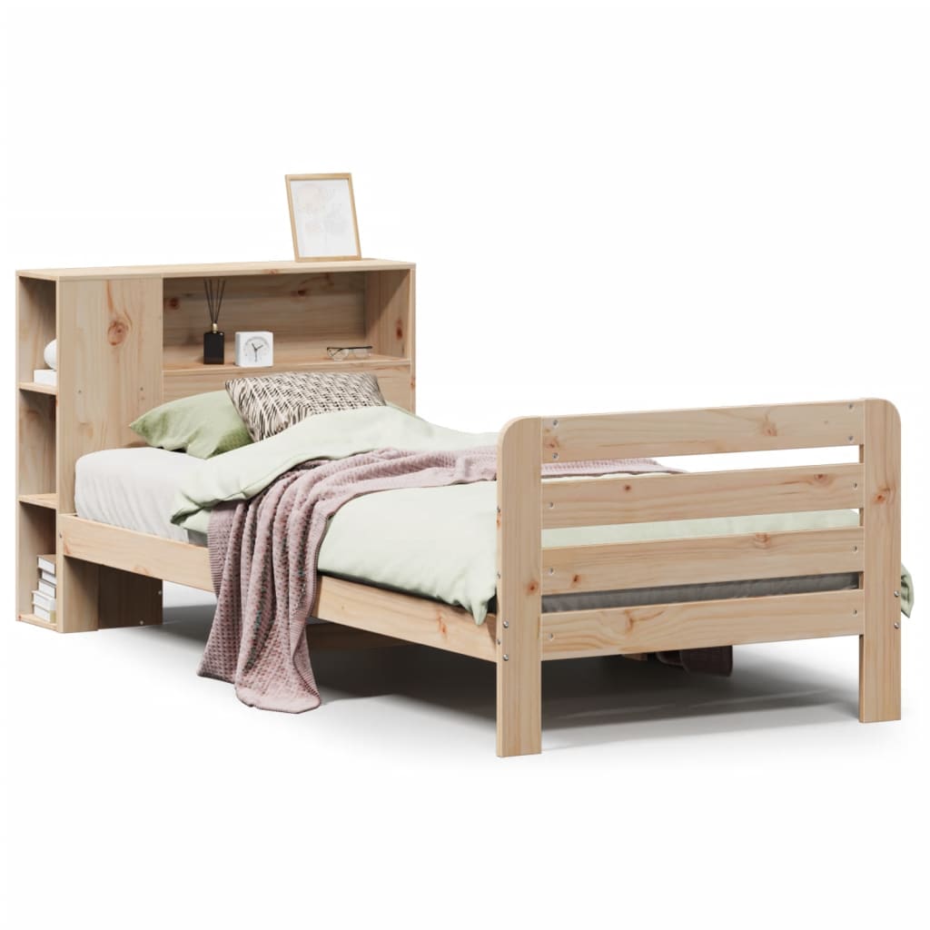 Bed Frame Without Mattress Small Single Solid Wood Pine
