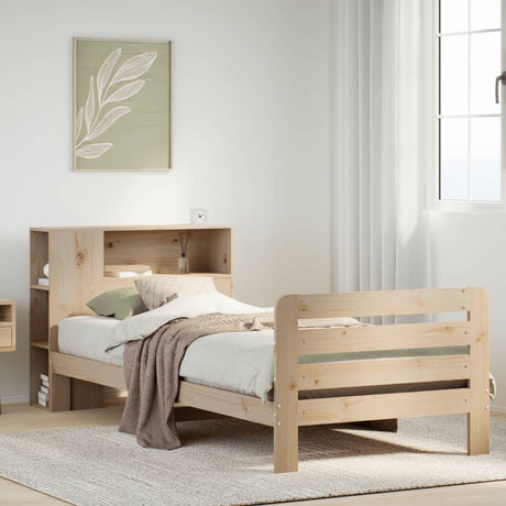 Bed Frame Without Mattress Small Single Solid Wood Pine