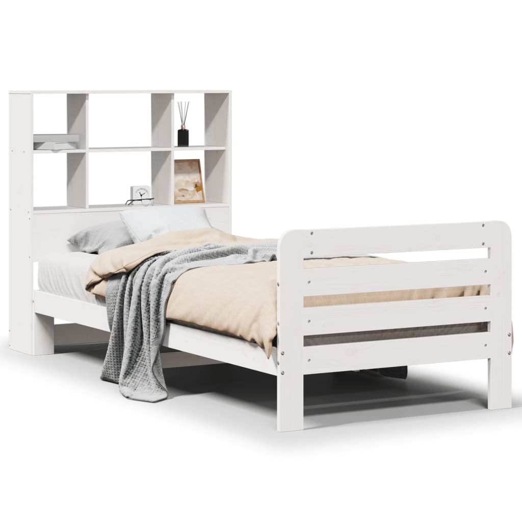 Bed Frame Without Mattress Solid Wood Pine
