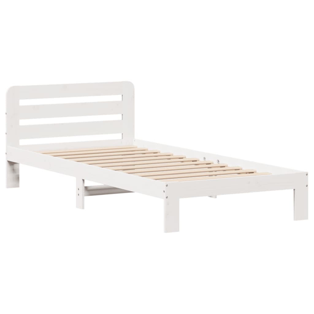Bed Frame Without Mattress Solid Wood Pine