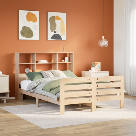 Bed Frame Without Mattress Solid Wood Pine