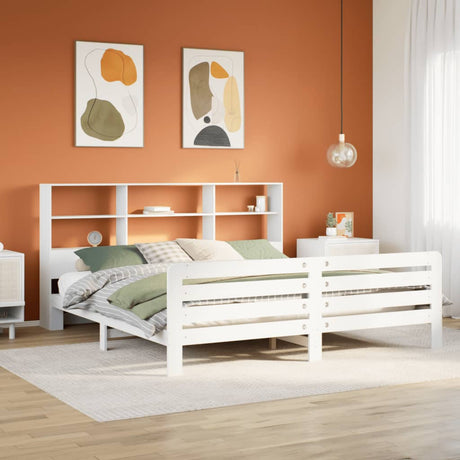 Bed Frame Without Mattress Solid Wood Pine
