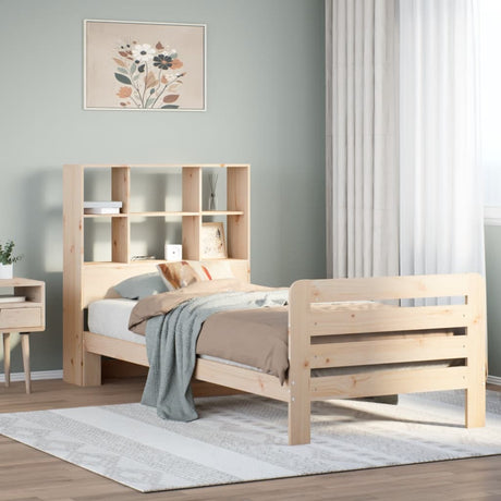 Bed Frame Without Mattress Solid Wood Pine