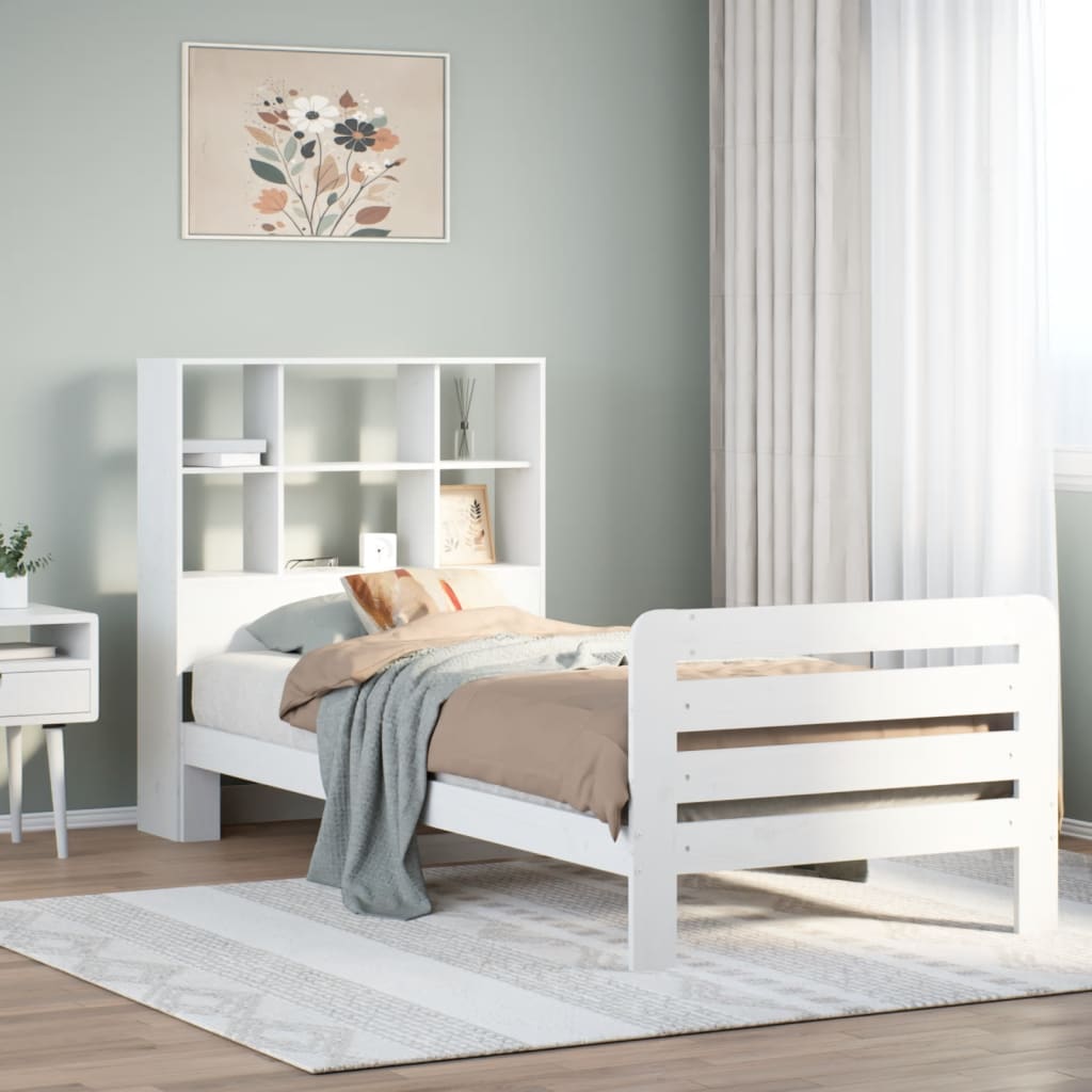 Bed Frame Without Mattress Solid Wood Pine