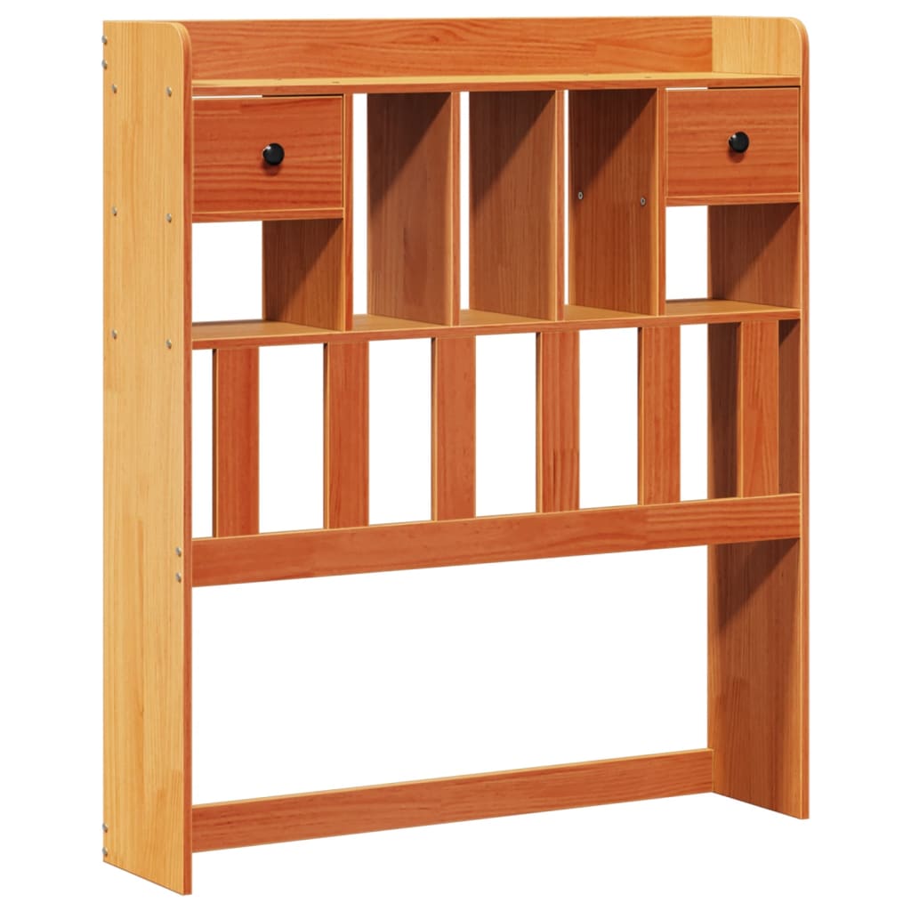 Bookcase Bed Without Mattress Solid Wood Pine