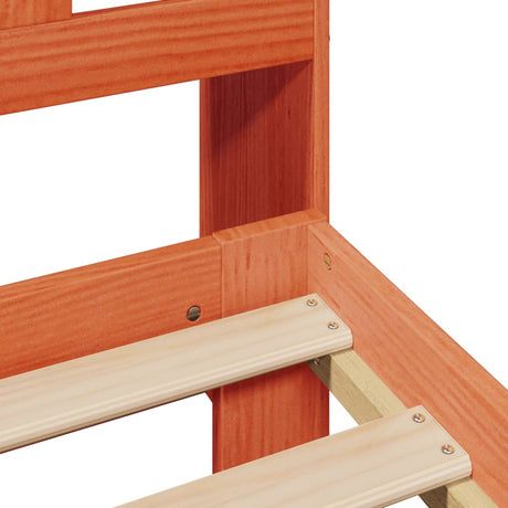 Bookcase Bed Without Mattress Solid Wood Pine