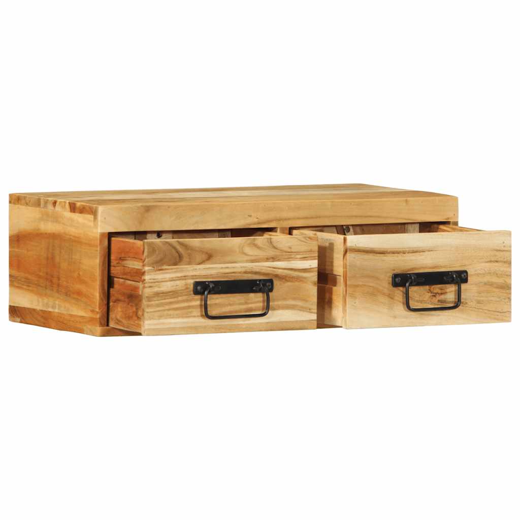 Wall-Mounted Tv Cabinet Solid Wood Acacia