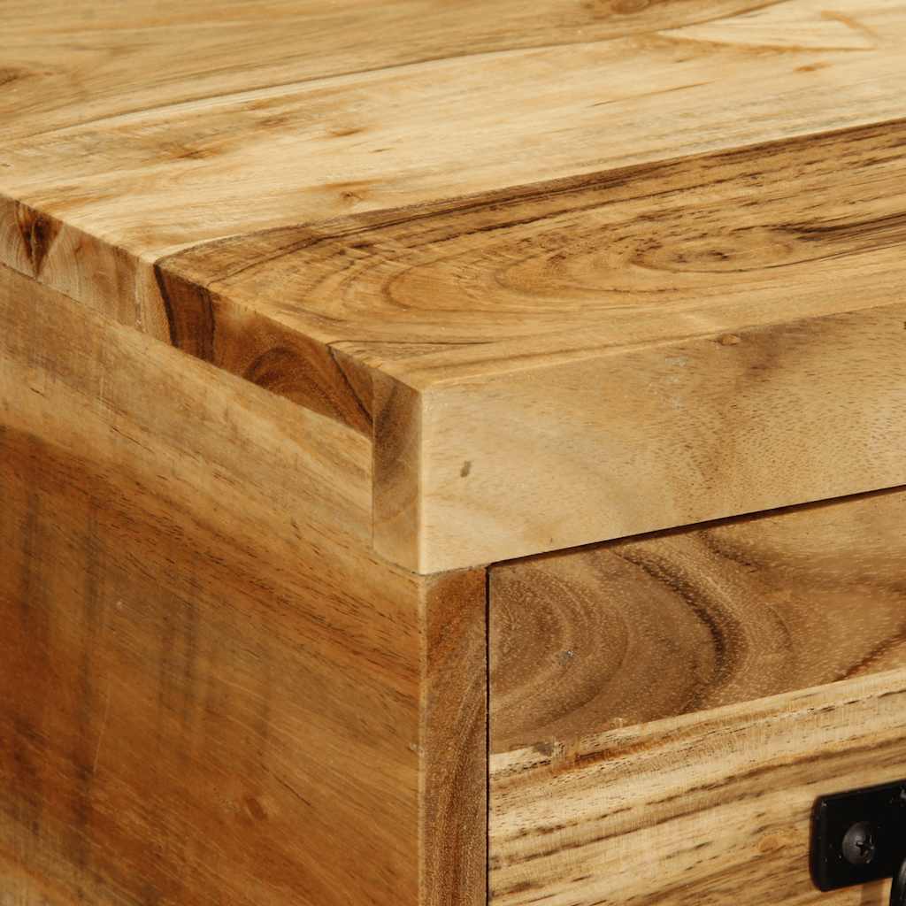 Wall-Mounted Tv Cabinet Solid Wood Acacia