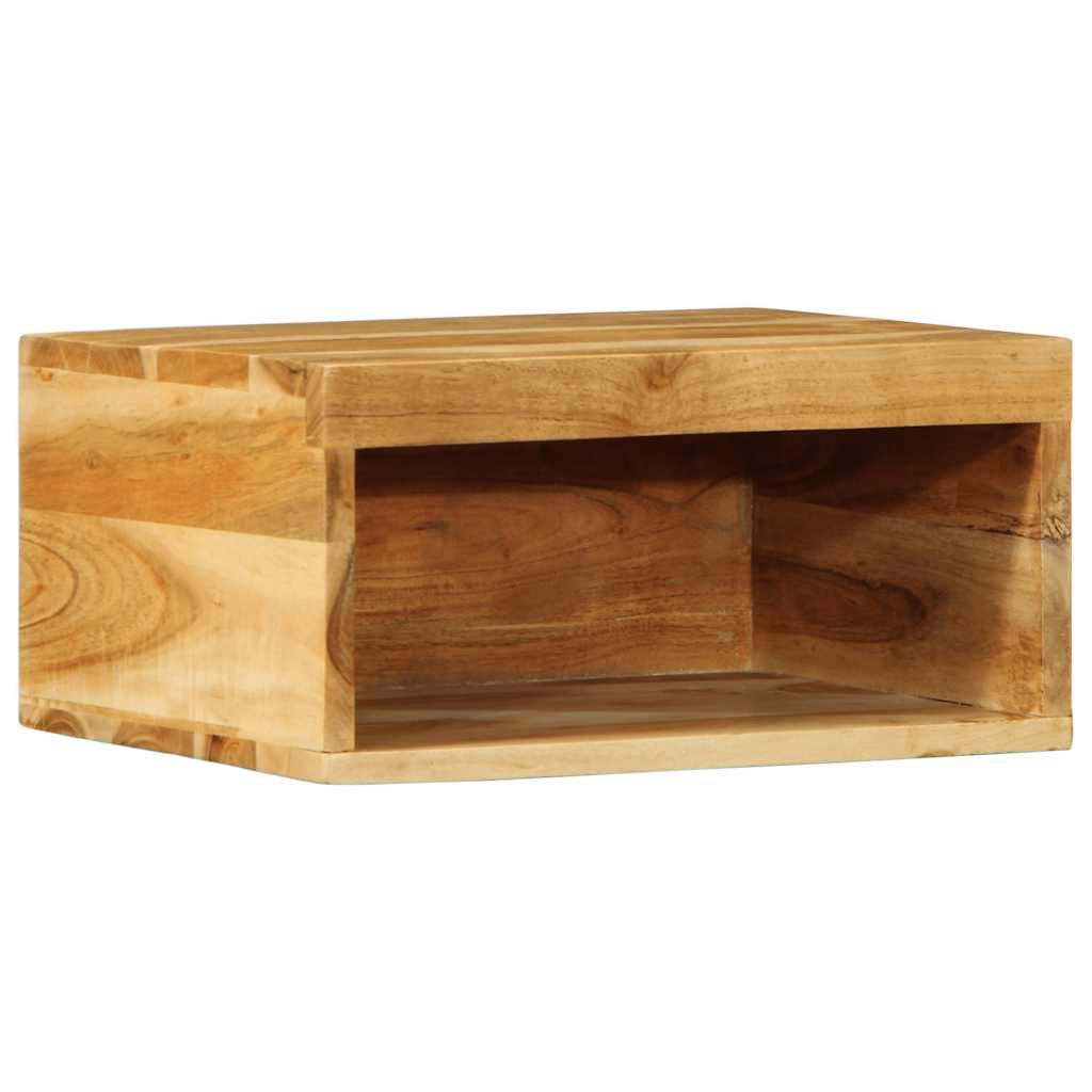 Wall-Mounted Tv Cabinet 40X30X19 Cm Solid Wood Acacia