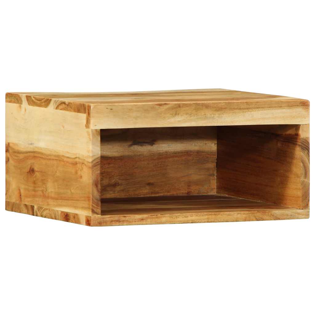 Wall-Mounted Tv Cabinet 40X30X19 Cm Solid Wood Acacia