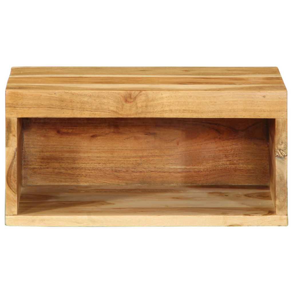 Wall-Mounted Tv Cabinet 40X30X19 Cm Solid Wood Acacia