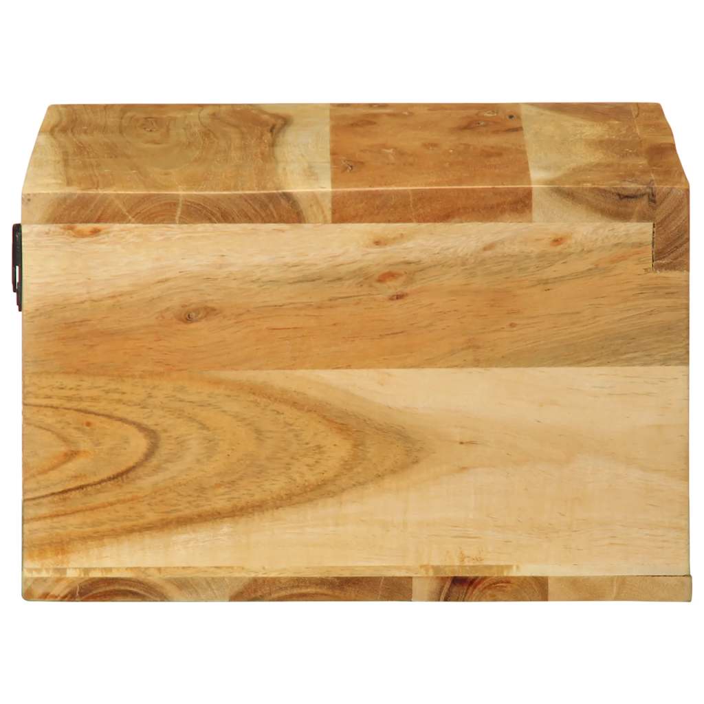 Wall-Mounted Tv Cabinet 40X30X19 Cm Solid Wood Acacia