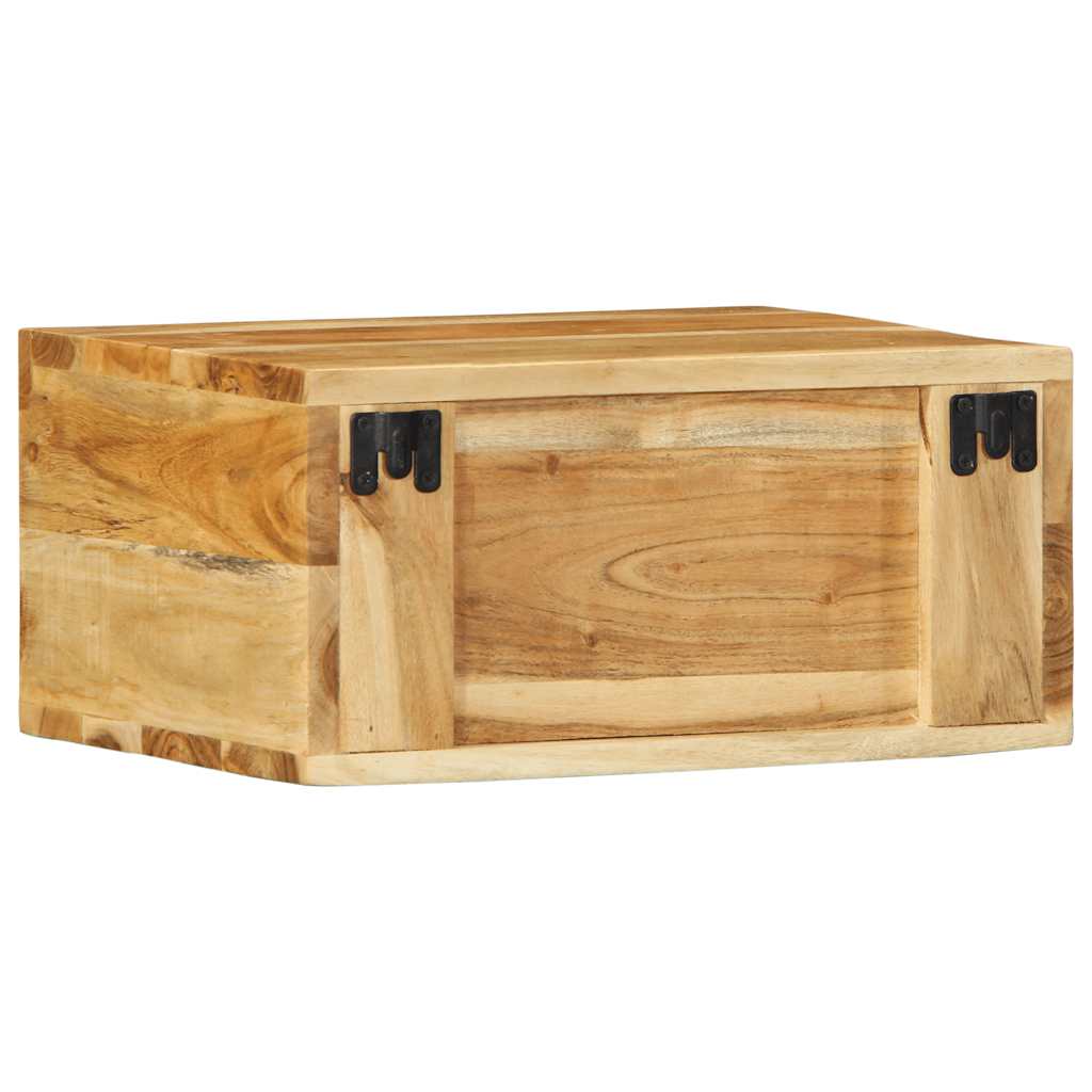 Wall-Mounted Tv Cabinet 40X30X19 Cm Solid Wood Acacia