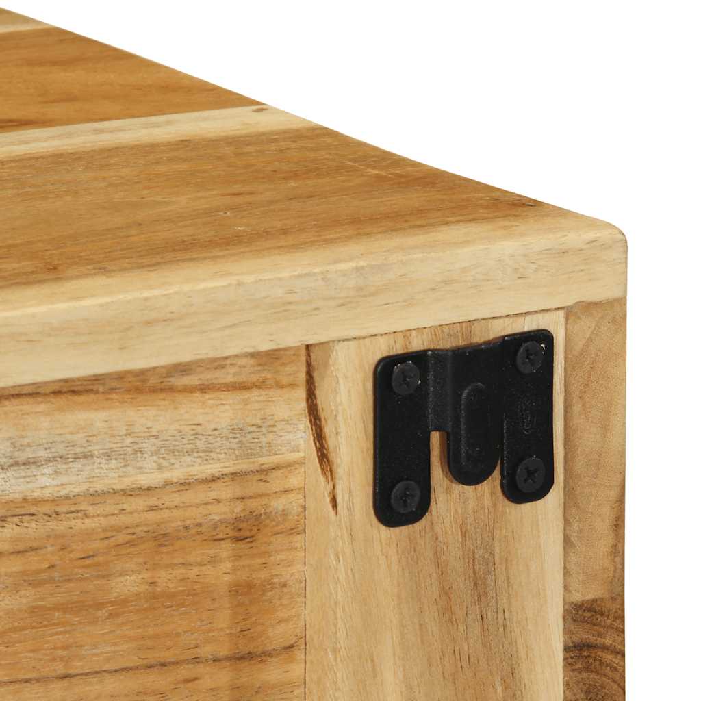 Wall-Mounted Tv Cabinet 40X30X19 Cm Solid Wood Acacia