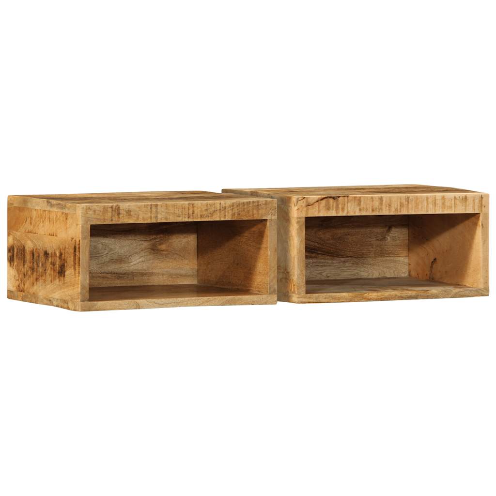 Wall-Mounted Tv Cabinet 40X30X19 Cm Solid Wood Acacia