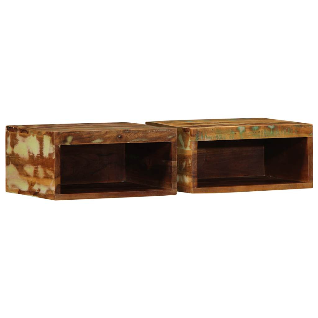 Wall-Mounted Tv Cabinet 40X30X19 Cm Solid Wood Acacia