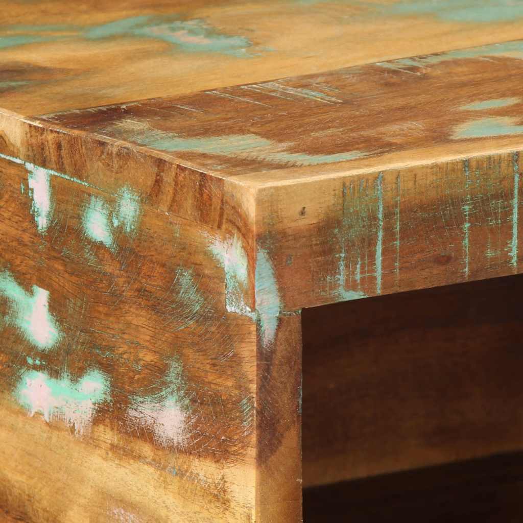 Wall-Mounted Tv Cabinet Solid Wood Reclaimed