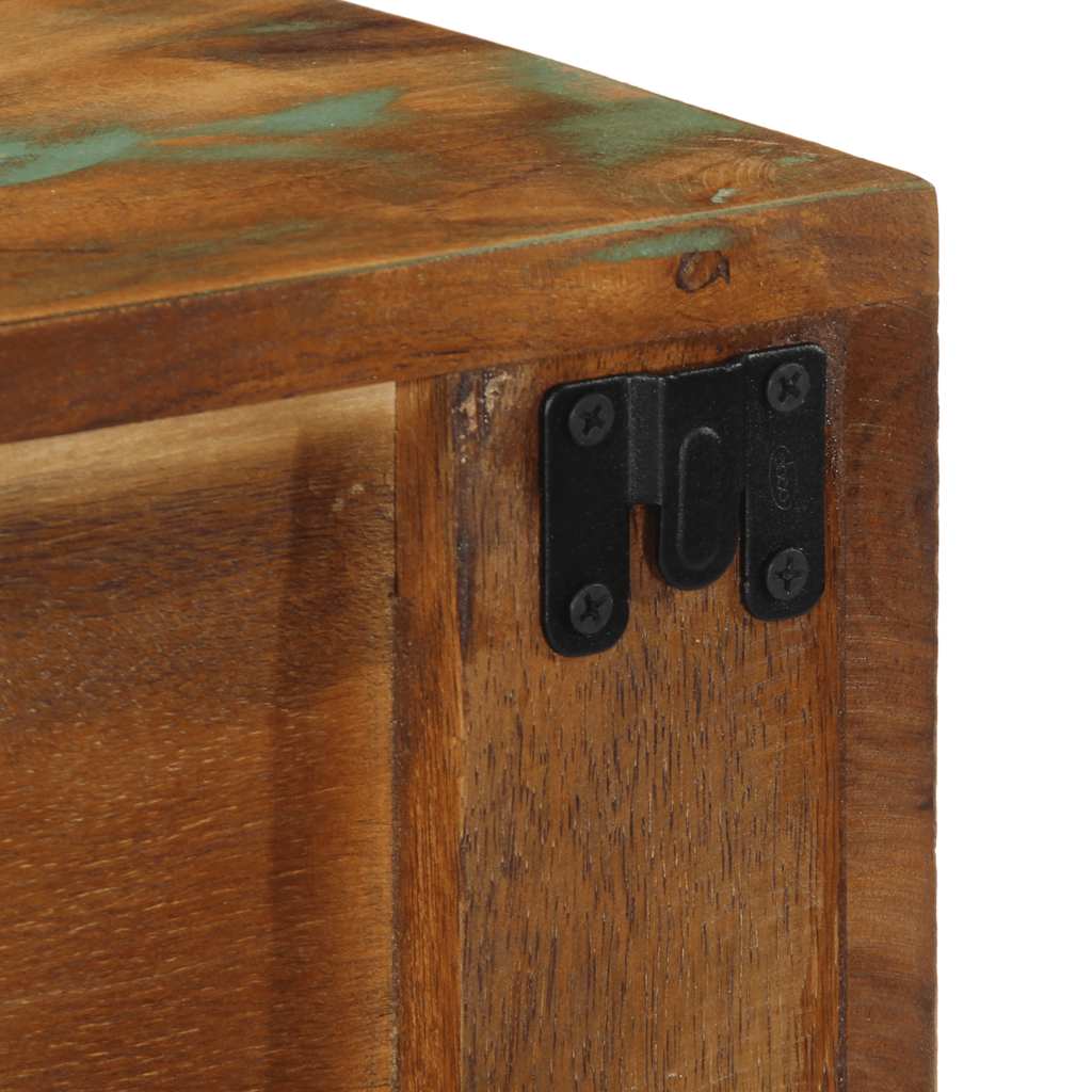 Wall-Mounted Tv Cabinet Solid Wood Reclaimed