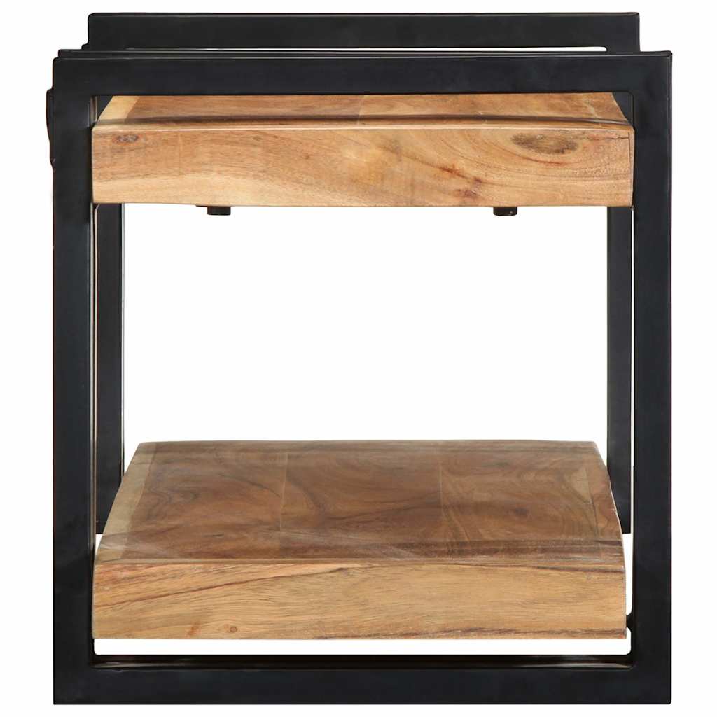 Wall Shelf Solid Wood Acacia
