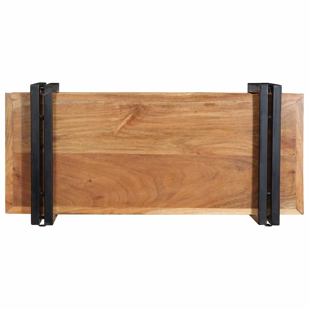 Wall Shelf Solid Wood Acacia