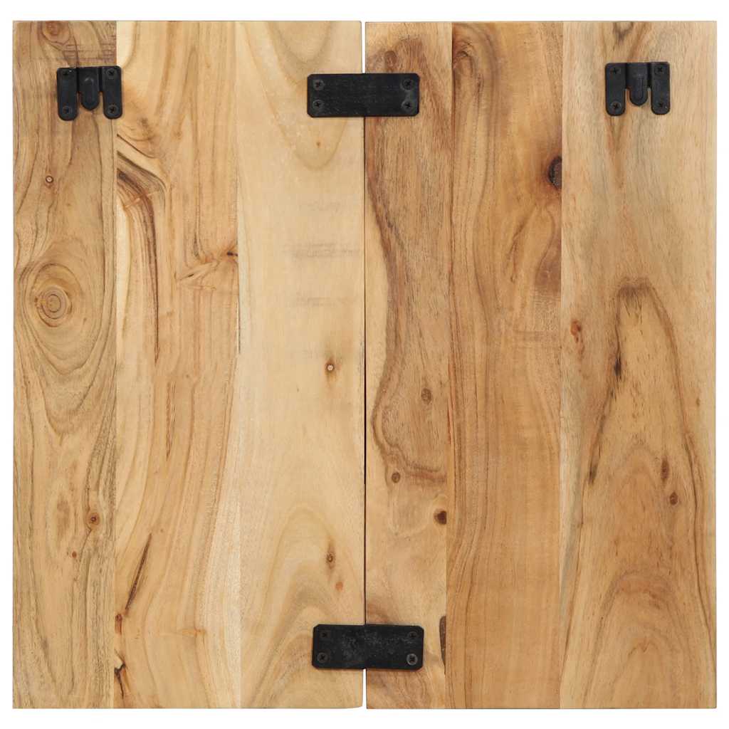 Bedside Cabinet Solid Wood Acacia