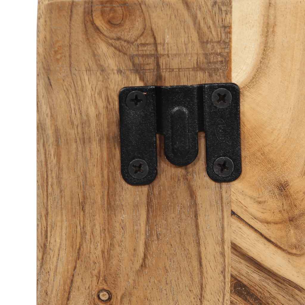 Bedside Cabinet Solid Wood Acacia