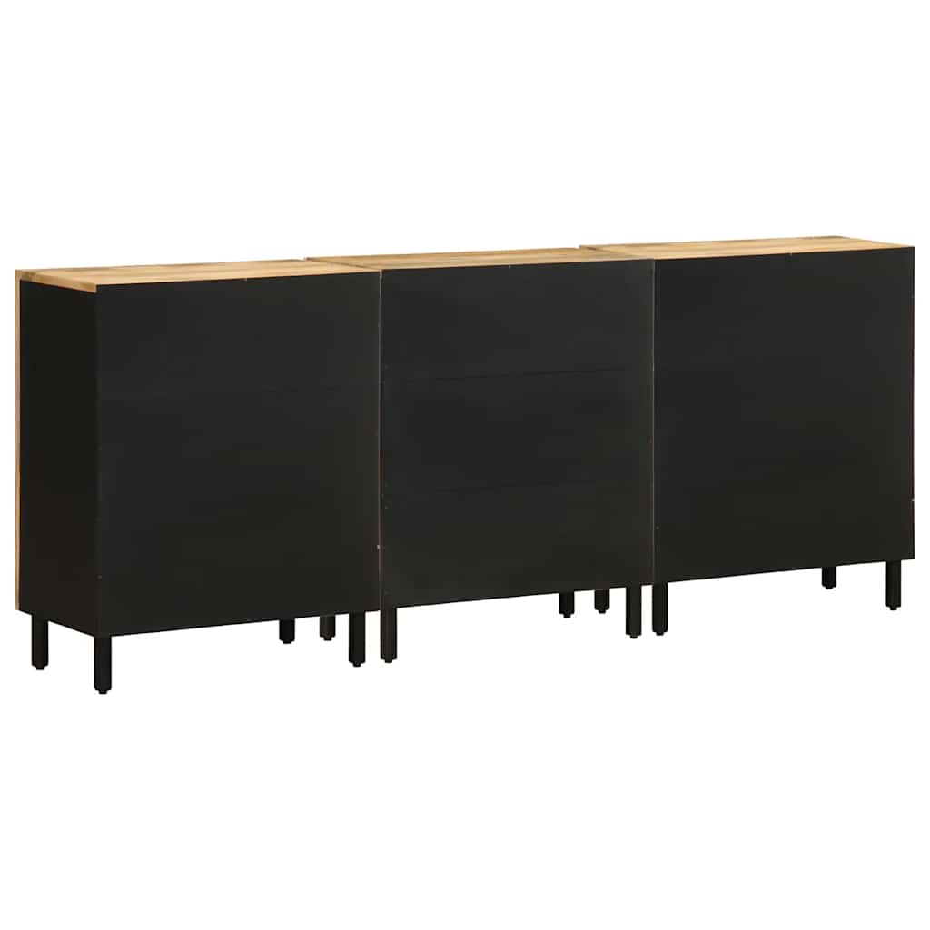 Sideboards 3 Pcs Solid Wood Mango