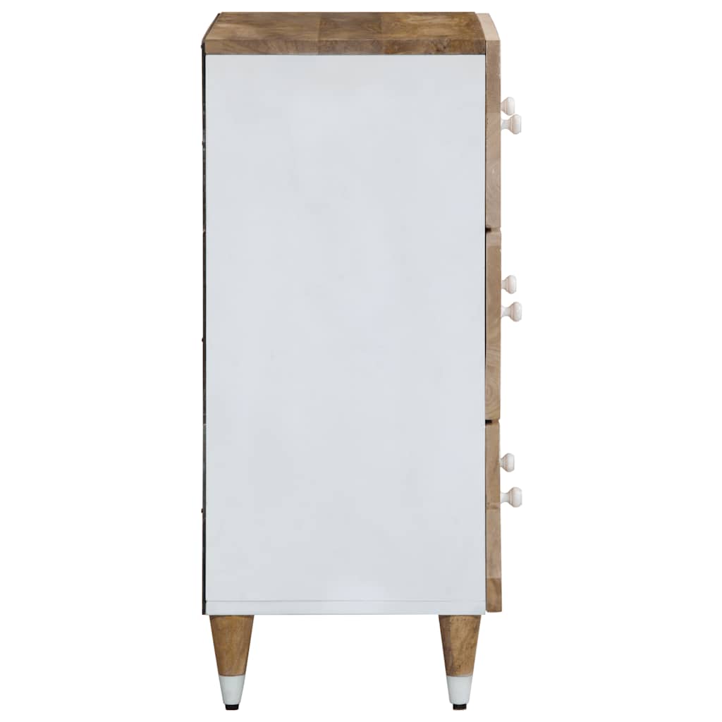 Sideboards 2 Pcs 60X33.5X75 Cm Solid Wood Mango