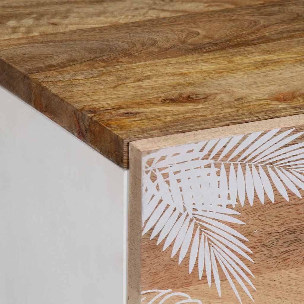 Sideboards 2 Pcs 60X33.5X75 Cm Solid Wood Mango