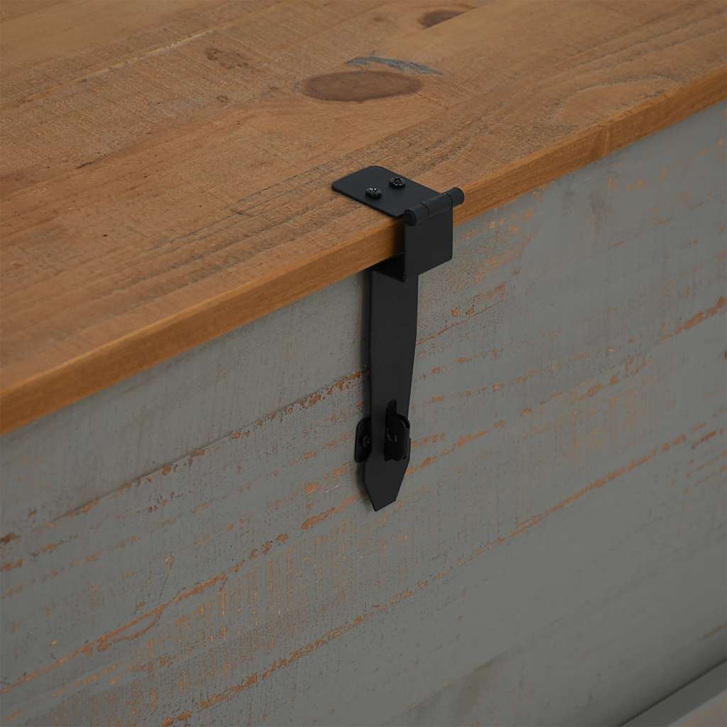 Storage Chest Halden 91X48X47 Cm Solid Wood Pine