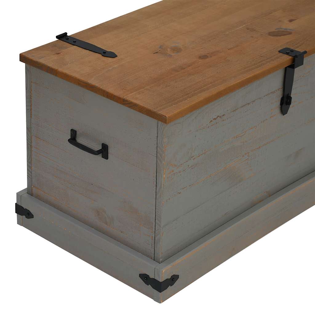 Storage Chest Halden 91X48X47 Cm Solid Wood Pine