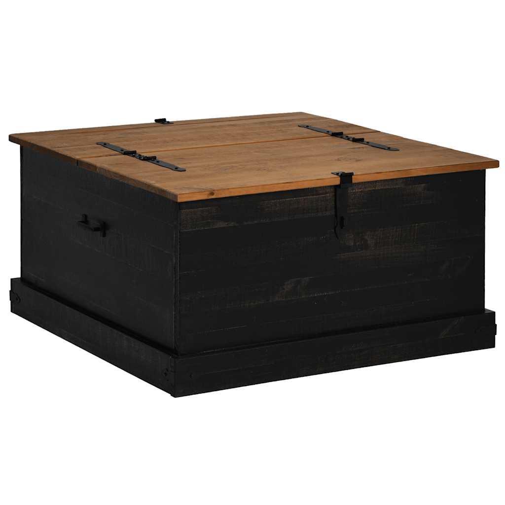 Storage Chest Halden 91X91X47 Cm Solid Wood Pine