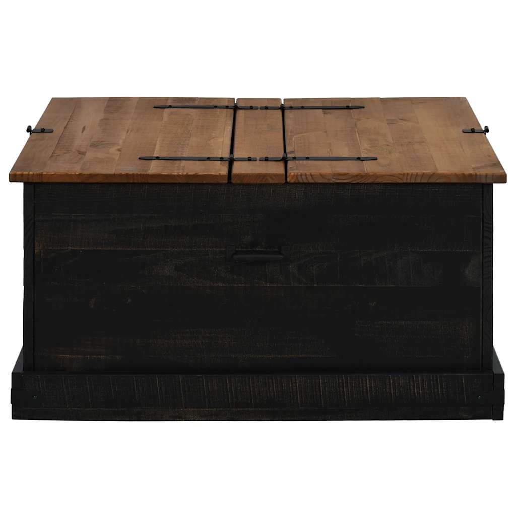 Storage Chest Halden 91X91X47 Cm Solid Wood Pine