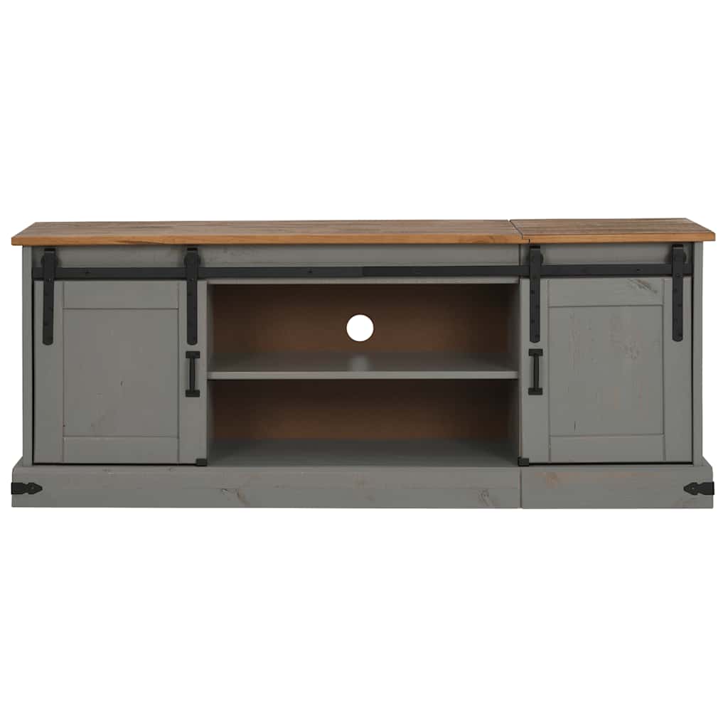 Tv Cabinet Halden 2 Sliding Doors 150X40X60 Cm Solid Wood