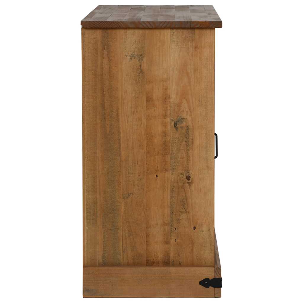 Sideboard Halden 2 Sliding Doors 112X40X80 Cm Solid Wood