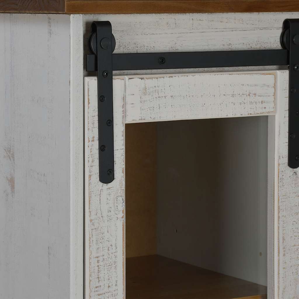 Wine Cabinet Halden With Wine Racks And Sliding Door Pine