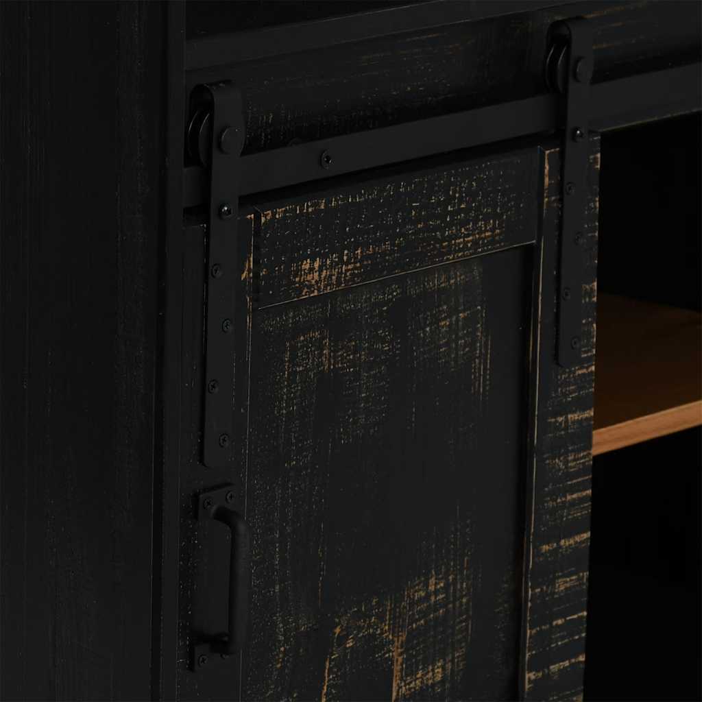 Wine Cabinet Halden With Wine Racks And Sliding Door Pine