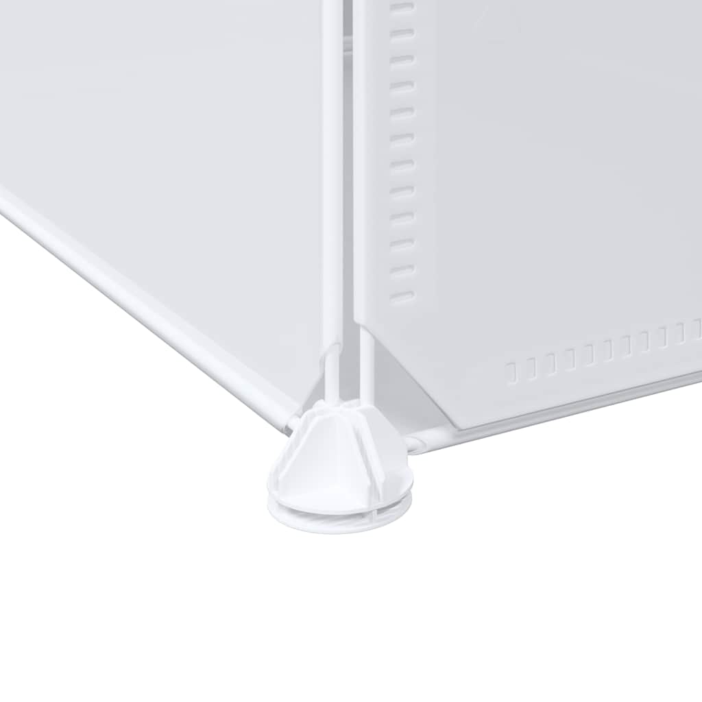 Storage Cube Organiser With 16 Cubes And Hanging Rods Pp