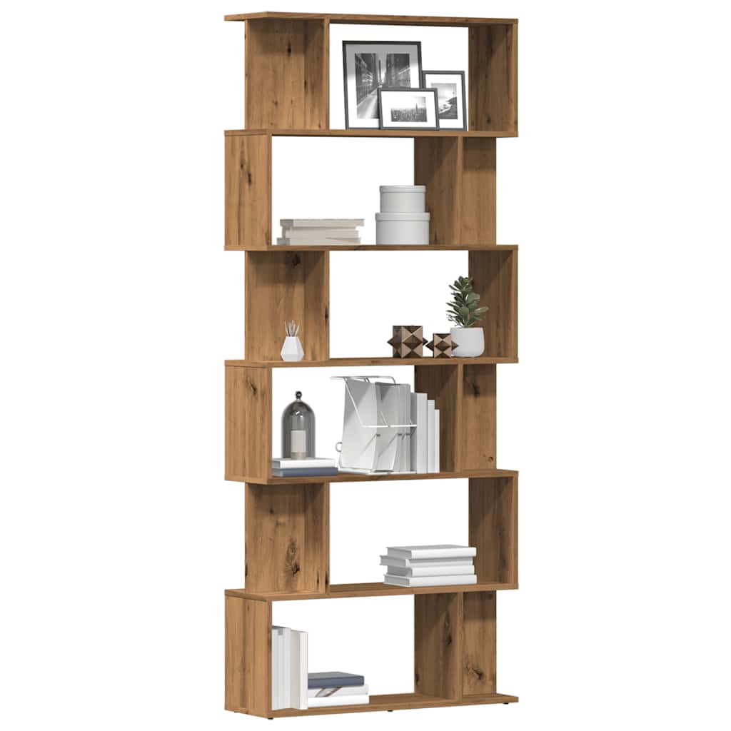 Book Cabinet/Room Divider 80X24X192 Cm Engineered Wood