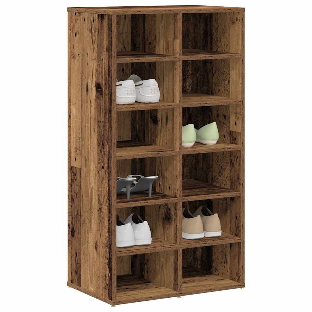 Shoe Rack 54X34X100.5 Cm Engineered Wood