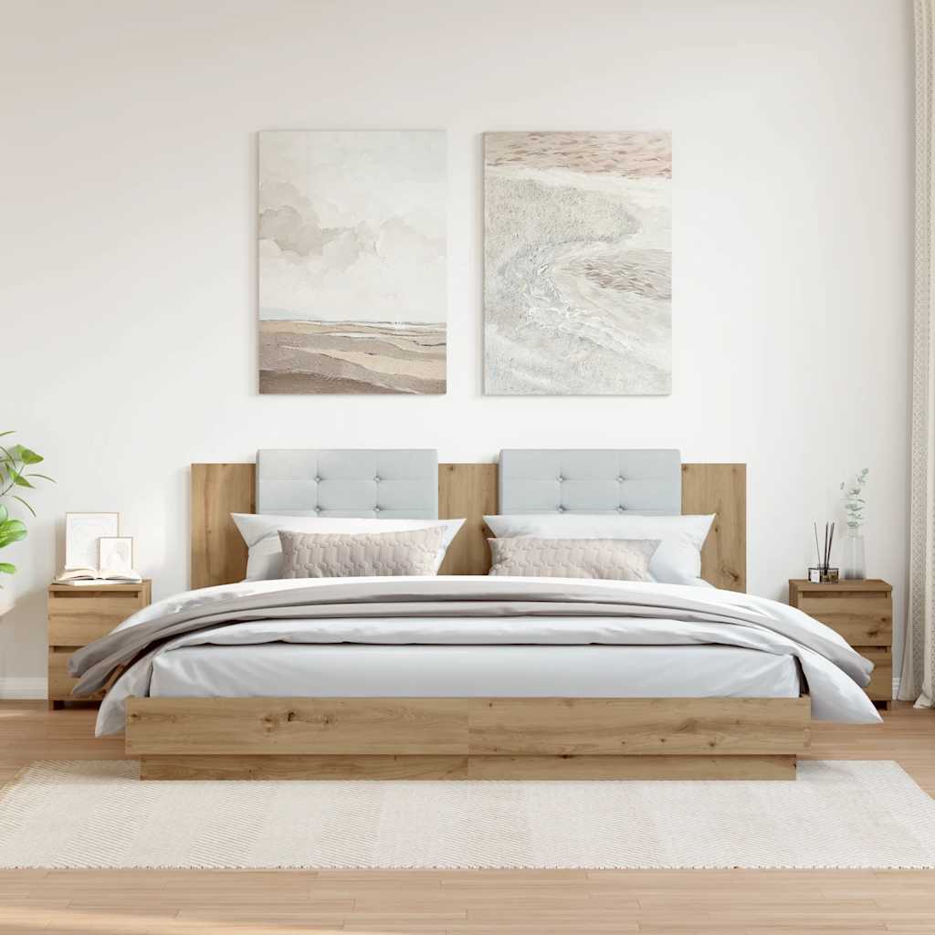 Bedside Cabinet 30X30X40 Cm Engineered Wood