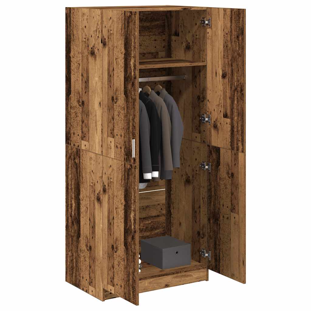 Wardrobe 80X52X180 Cm Engineered Wood
