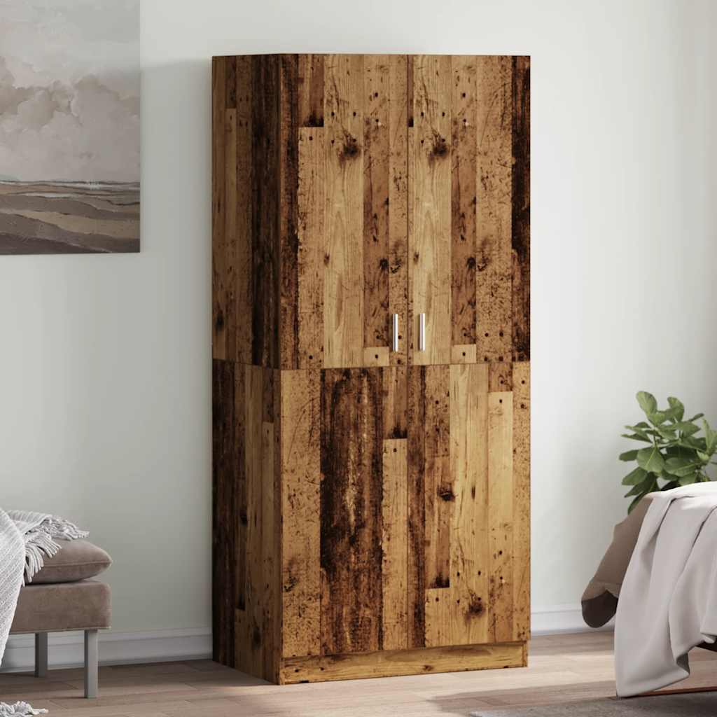 Wardrobe 90X52X200 Cm Engineered Wood