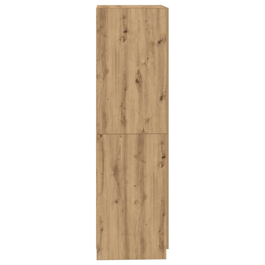 Wardrobe Artisian Oak 80X52X180 Cm Engineered Wood
