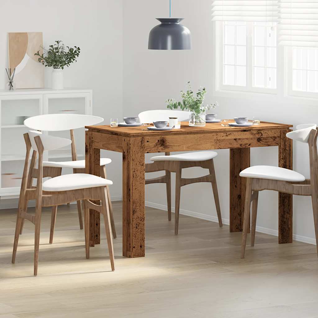 Dining Table 120X60X76 Cm Engineered Wood