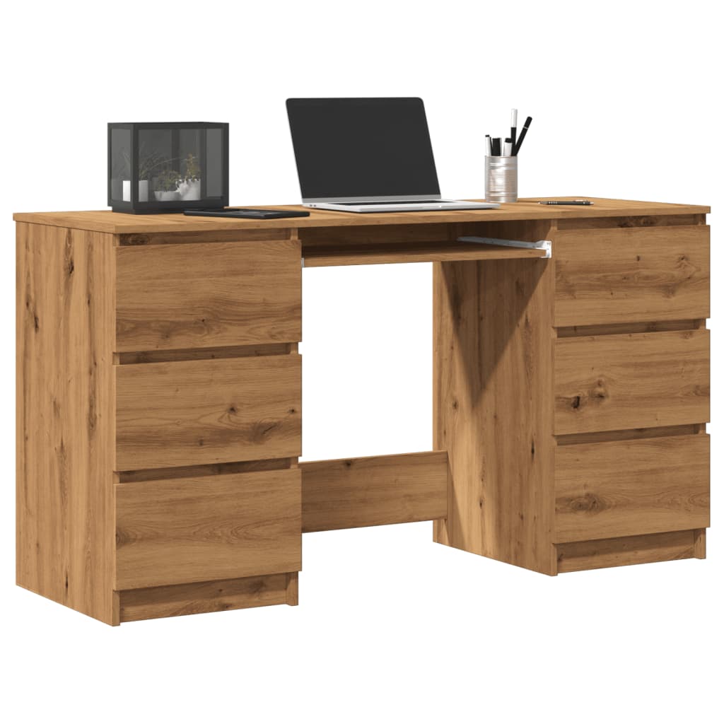 Writing Desk 140X50X77 Cm Engineered Wood