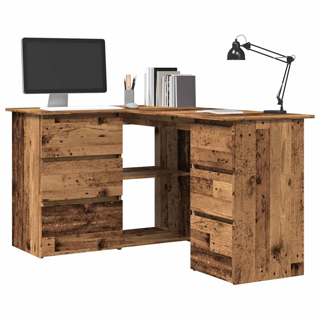 Corner Desk 145X100X76 Cm Engineered Wood