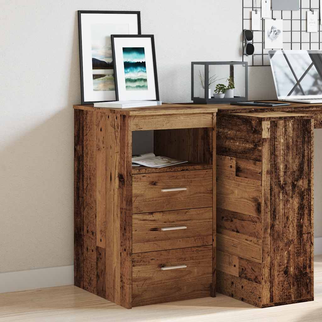 Drawer Cabinet 40X50X76 Cm Engineered Wood