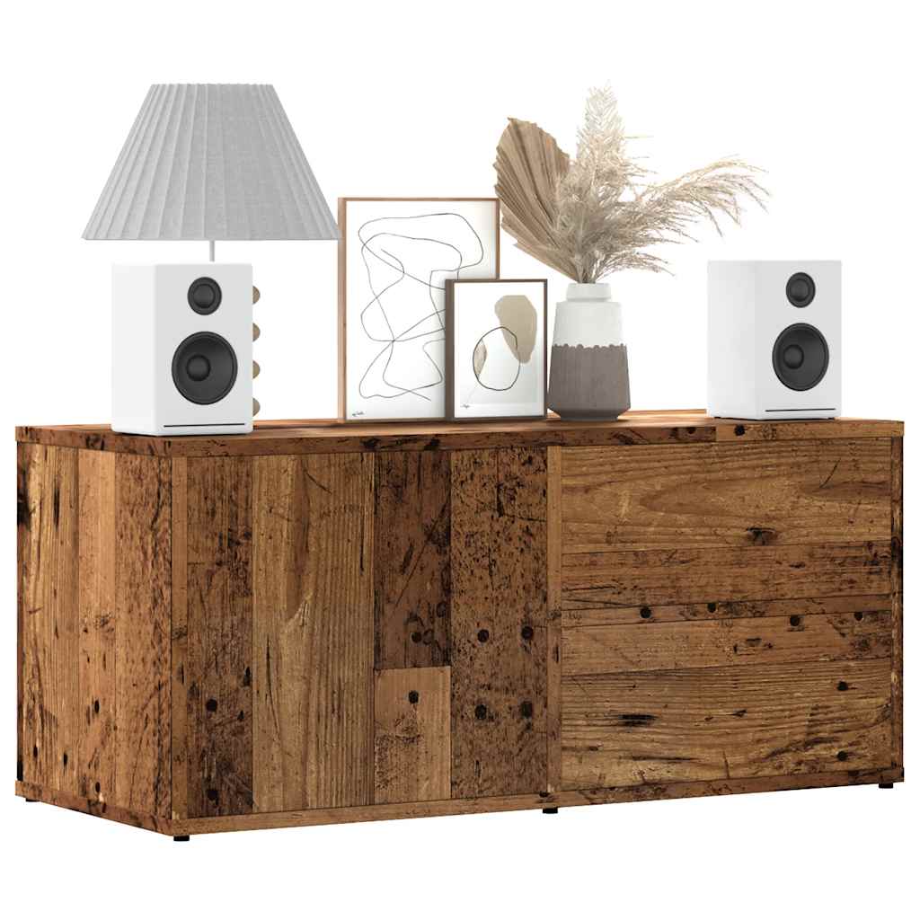 Tv Cabinet 80X34X36 Cm Engineered Wood