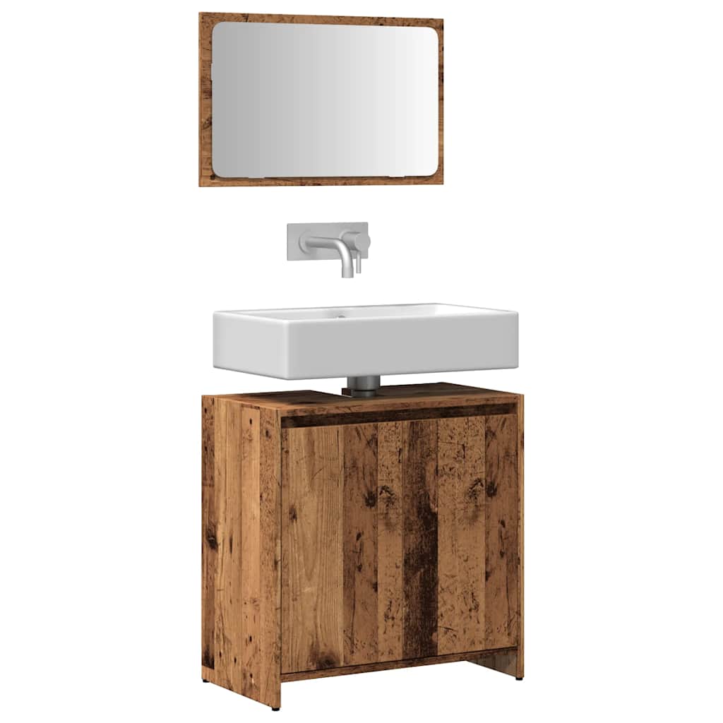 Bathroom Furniture Set Engineered Wood